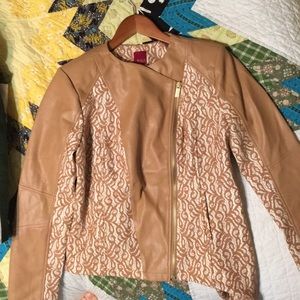Gili faux leather Moto jacket